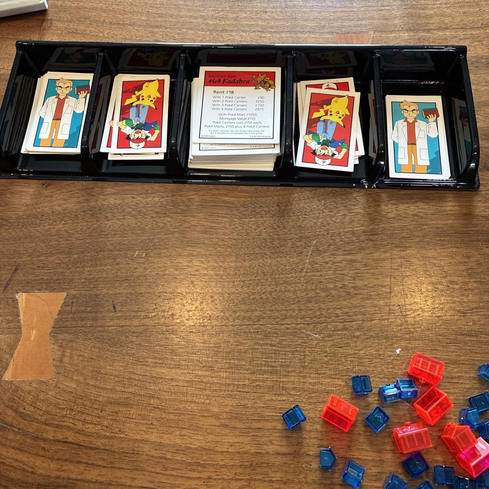 1999 Hasbro Pokemon Collector’s Edition Monopoly Board Game see pic missing pc