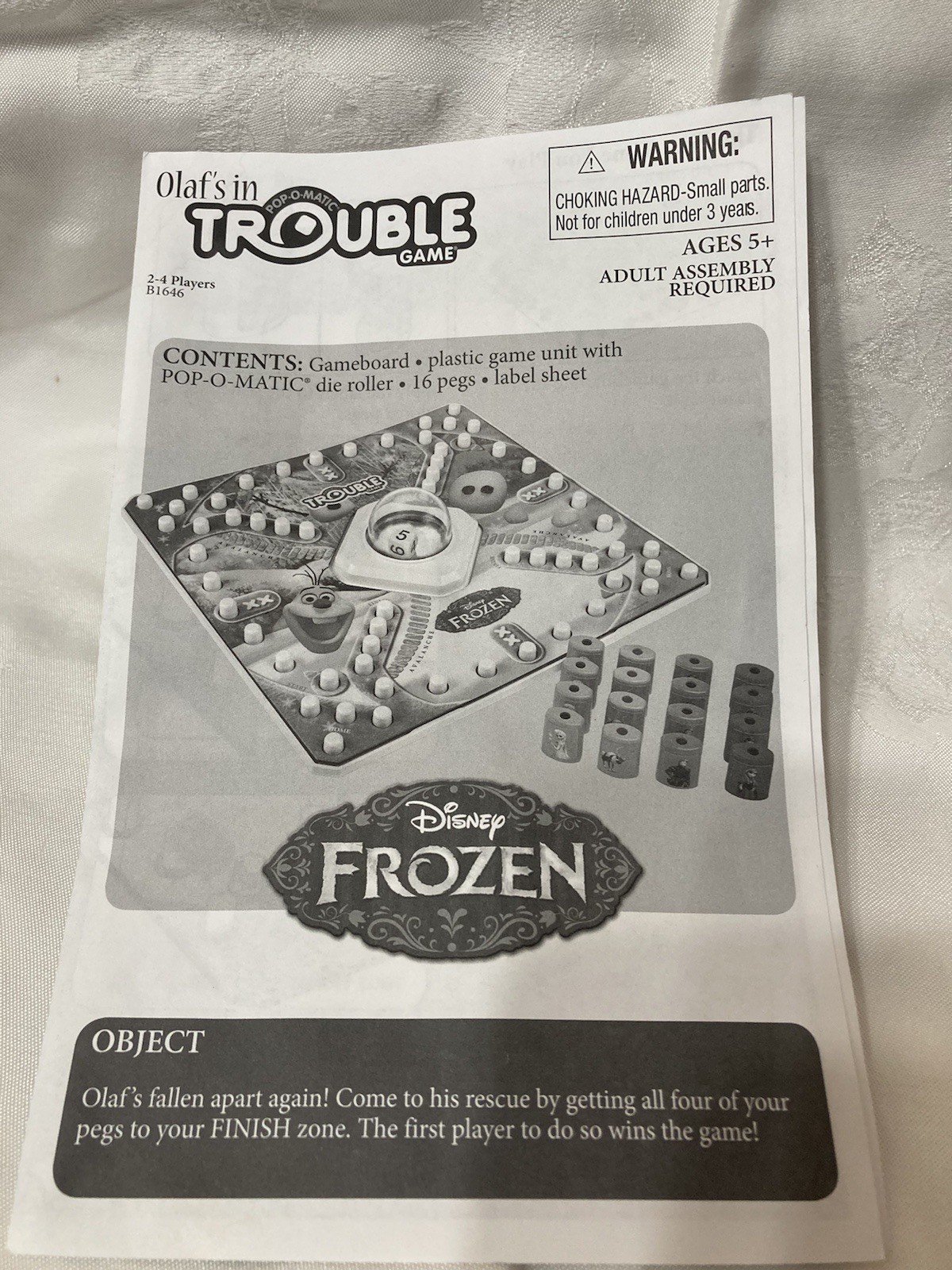 Disney’s Frozen Olaf’s In Trouble By Hasbro