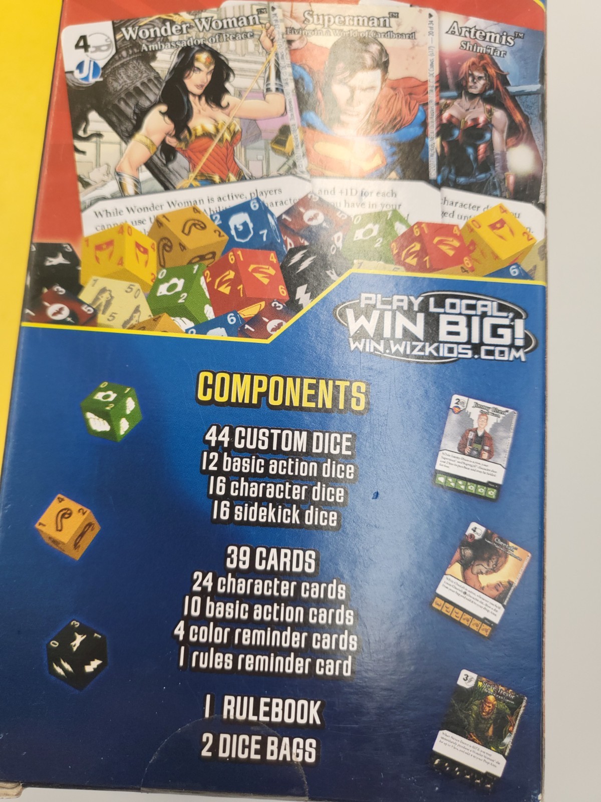Superman Wonder Woman Dice Masters 2-Player Starter Set Sealed Wizkids/Neca