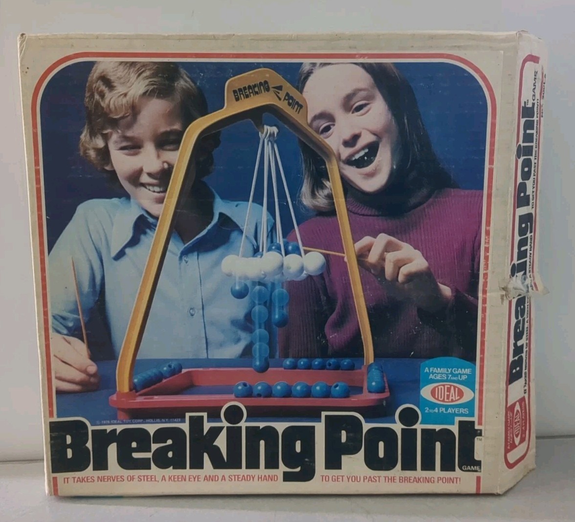 BREAKING POINT Dexterity Skill Game 1976 Ideal