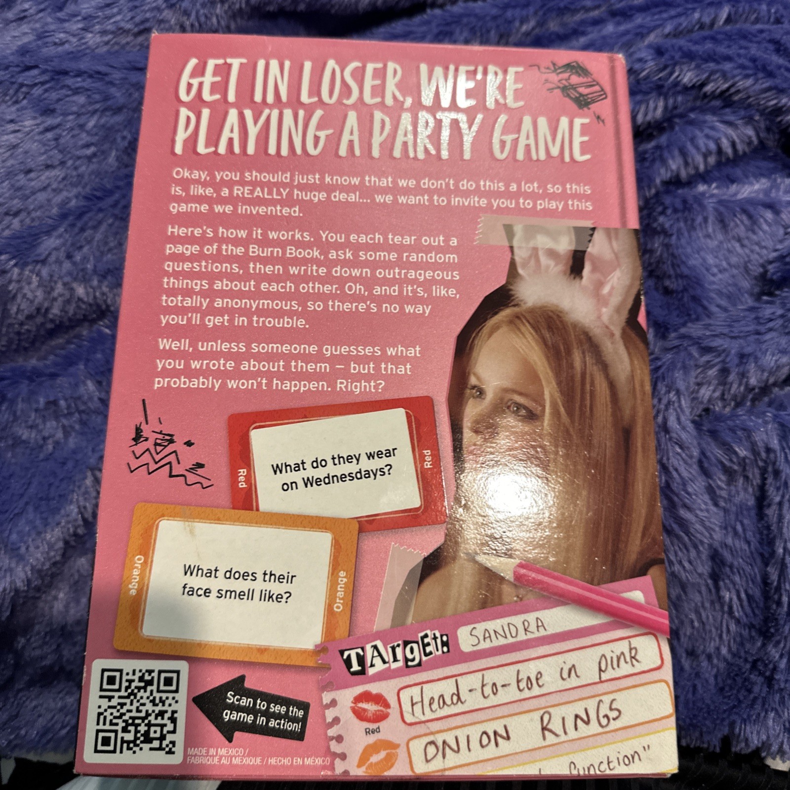Brand New! MEAN GIRLS Burn Book A Party Game BRAND NEW Board Game TIKTOK
