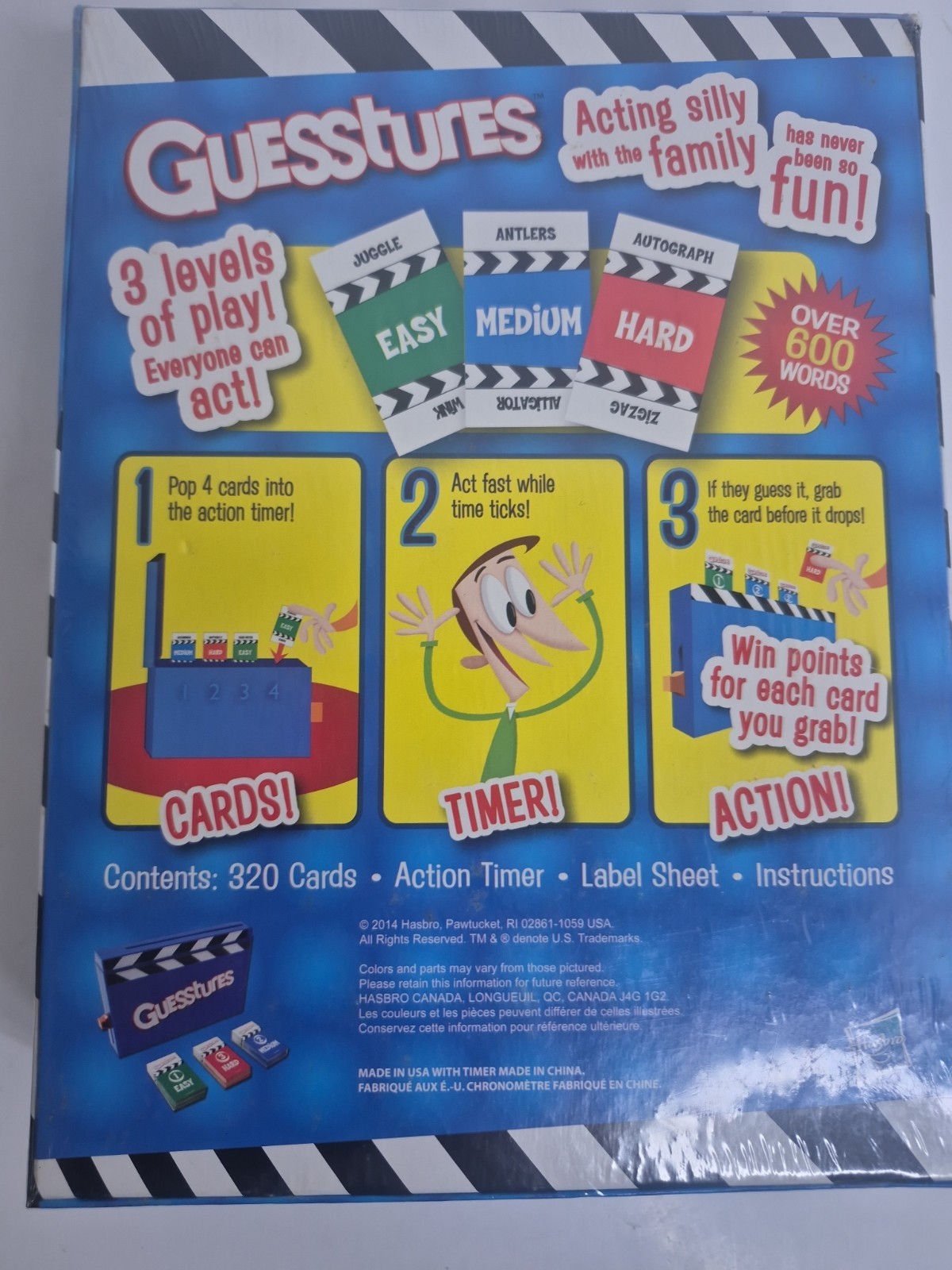 Hasbro Gaming Guesstures Family Party Game- Charades Game for 4 or More Players