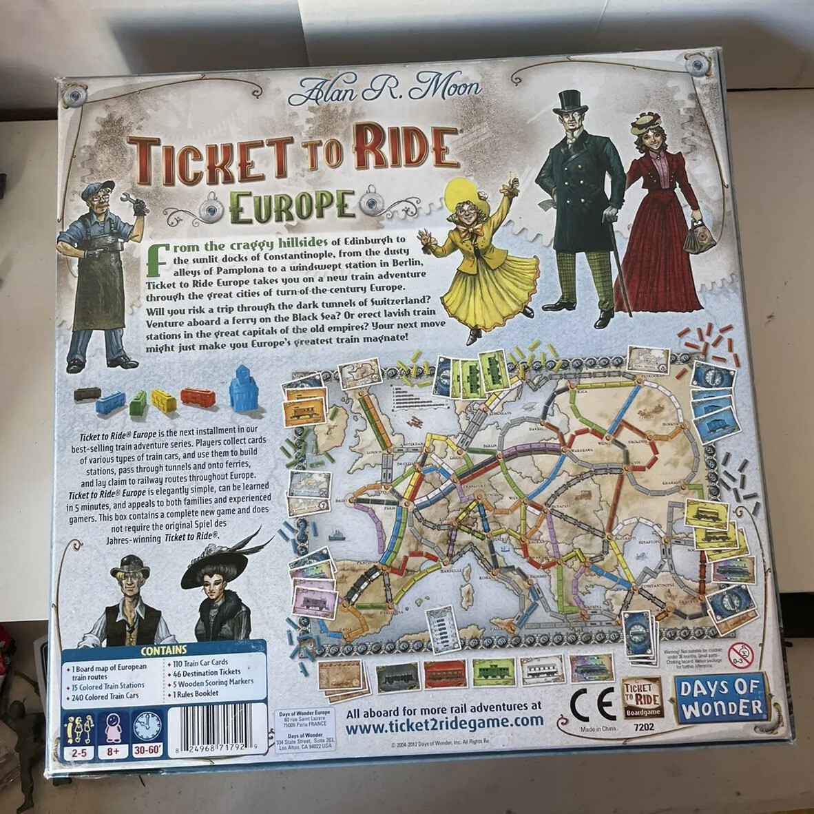 Days of Wonder Ticket To Ride Ticket to Ride – Europe. complete