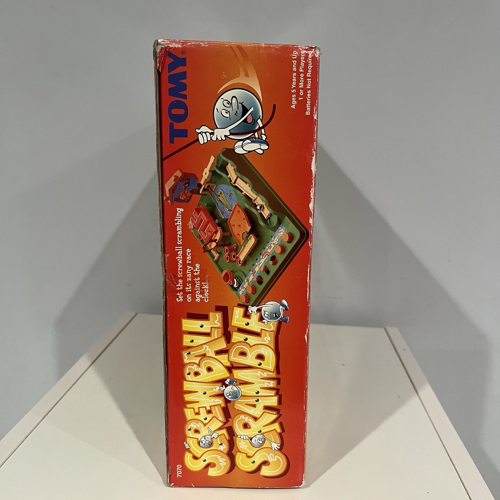 VINTAGE Screwball Scramble Game Tomy Toy Missing Some Parts