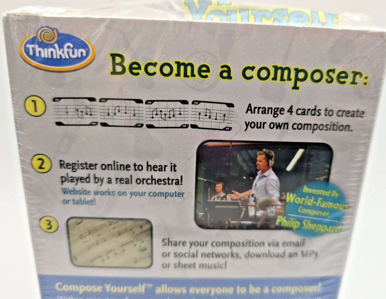 ThinkFun Compose Yourself Music Composer Card Game – Brand New Sealed