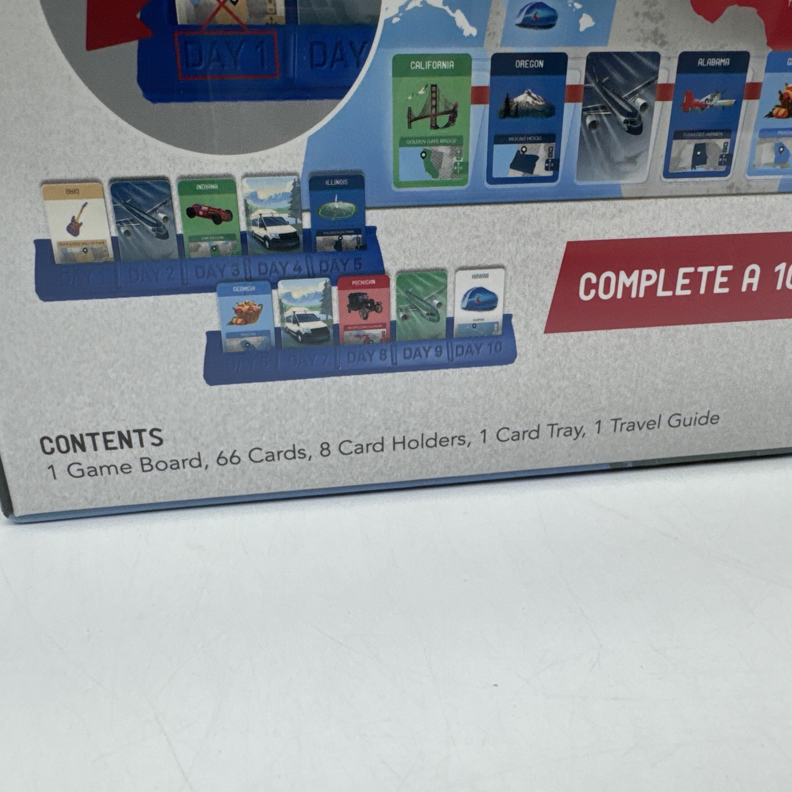 10 Days in The USA Family Road Trip Board Game Fun All Ages Moon Weissblum NEW