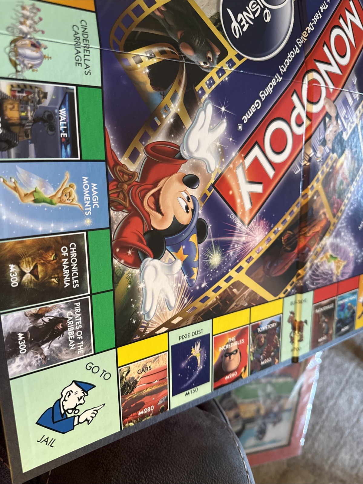 MONOPOLY DISNEY EDITION (2009) 6 PEWTER PIECES 1 GOLDEN TINKER BELL Game Piece