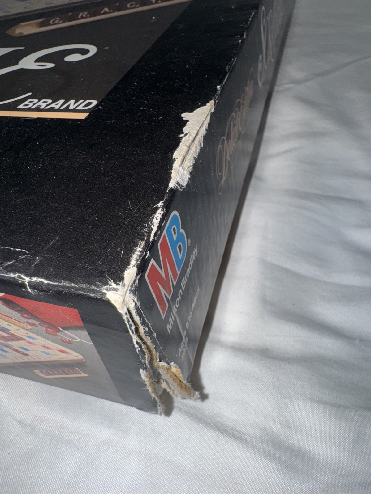 Scrabble Deluxe Edition Rotating Turntable Board Game Vintage 1989