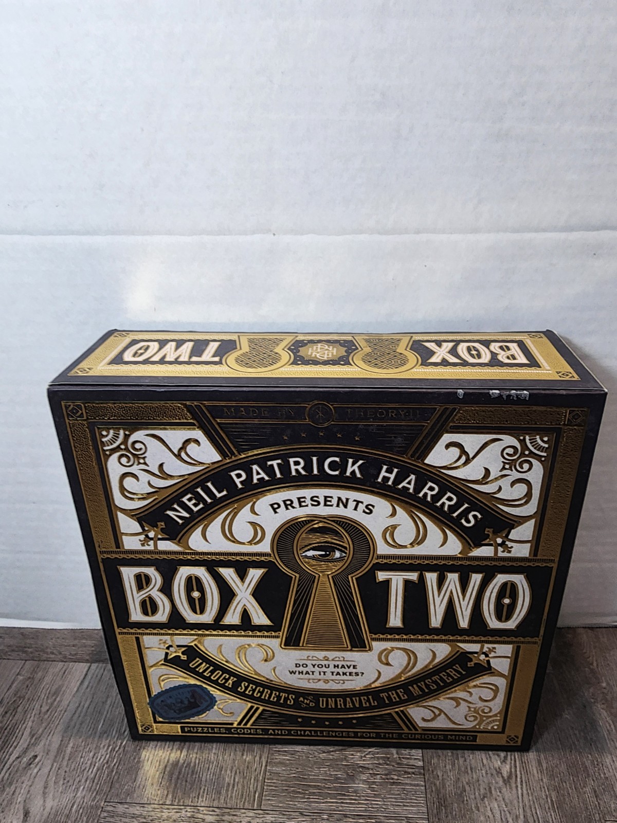 *Read* BOX TWO by Neil Patrick Harris Brand Theory 11 Puzzle Game Incomplete