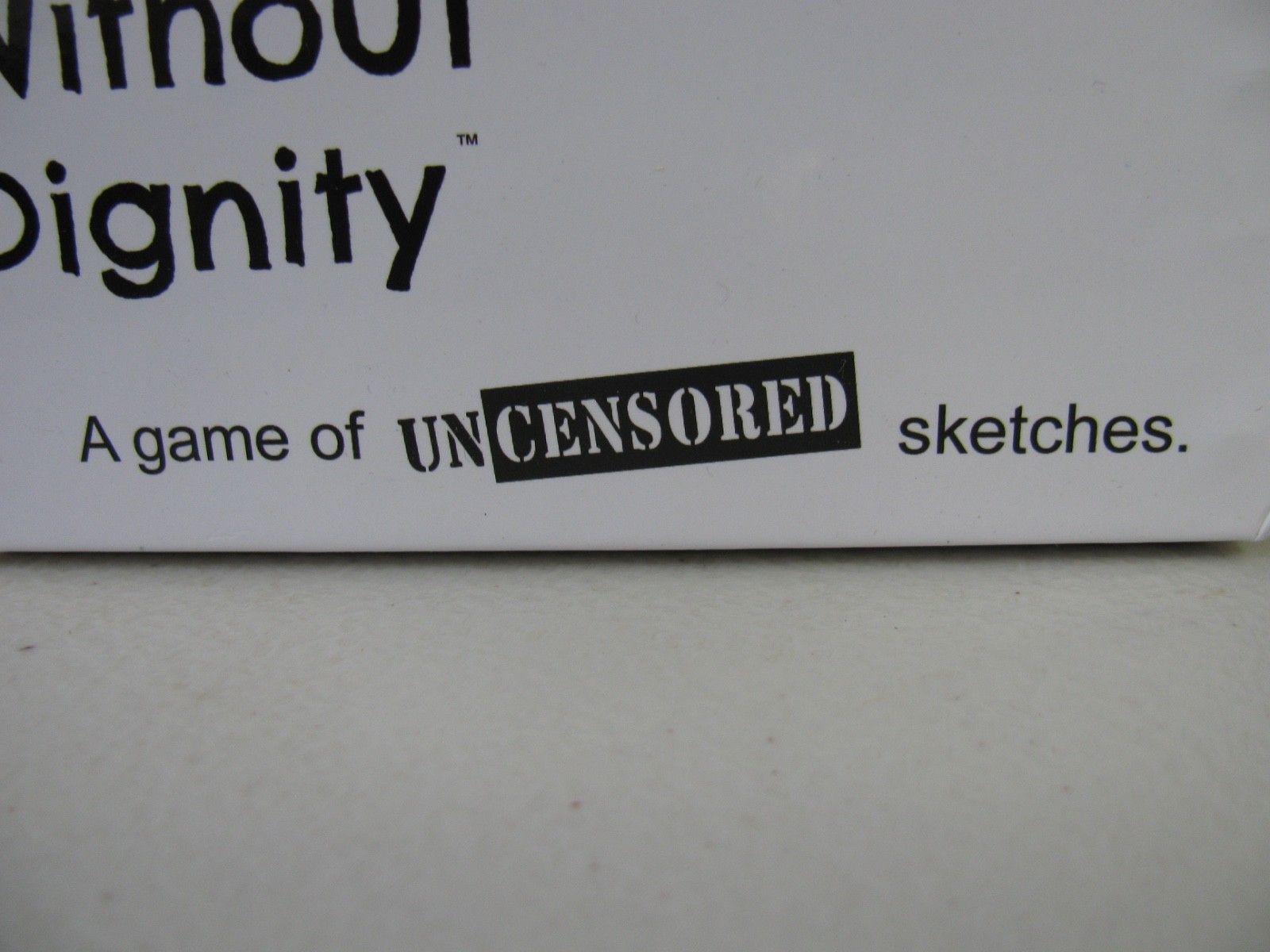 Drawing Without Dignity A Game of Uncensored Sketches Adult Content-Complete Set