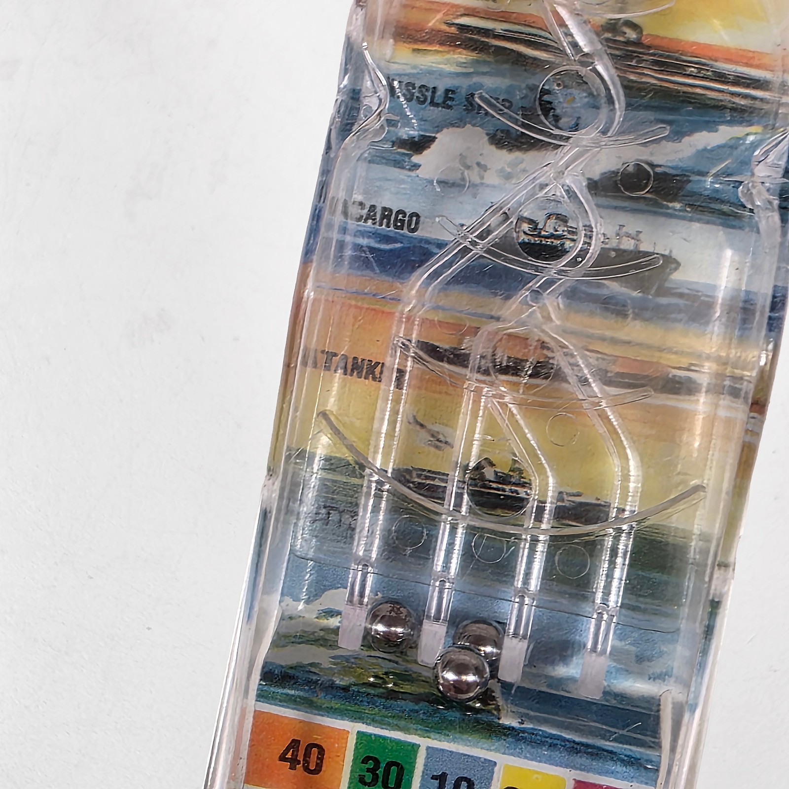 Plastic Submarine Pinball Game • Durham Industries • Hong Kong • Vintage 1975