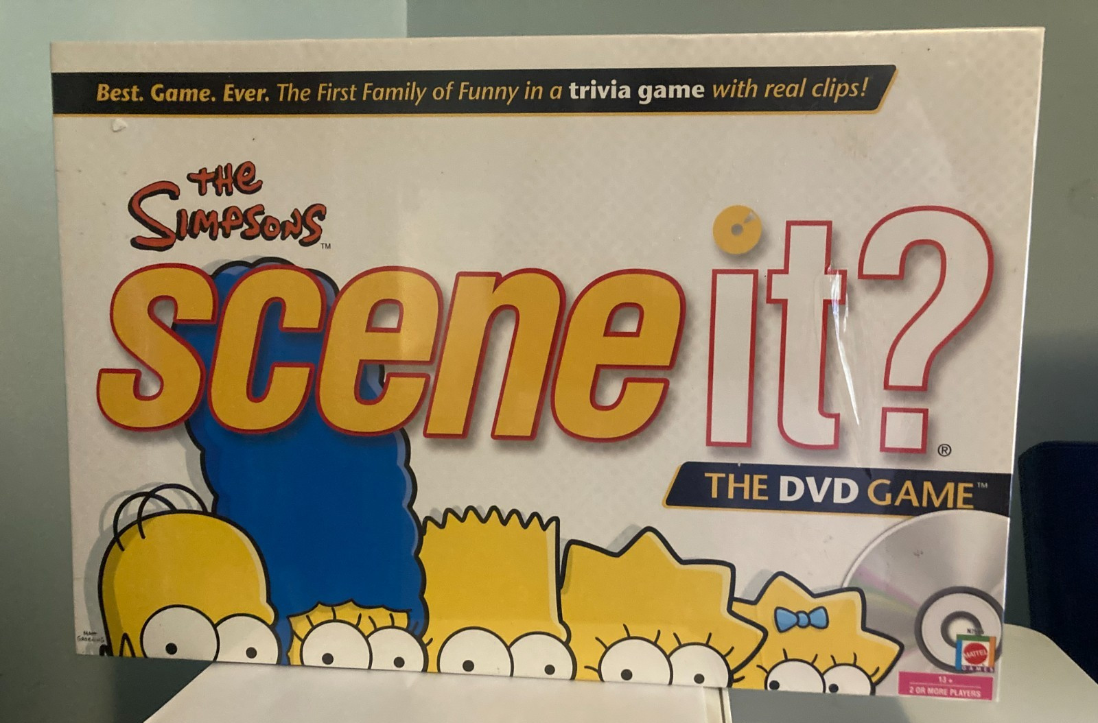 NEW The Simpsons Scene It DVD Game Trivia Board Game Sealed Mattel 2009 Family