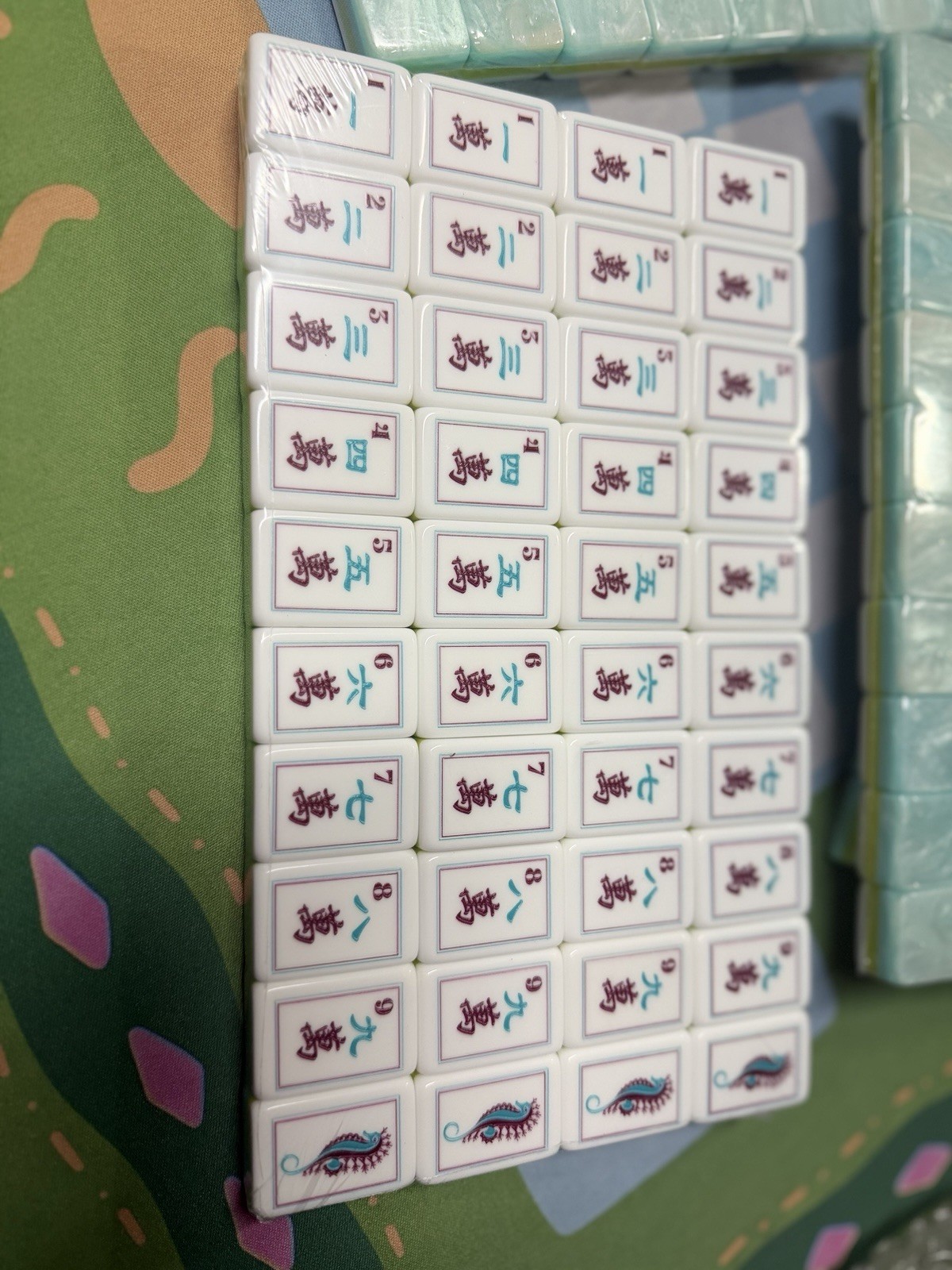 160 Mahjong Playing Tiles for American Style Game（47）