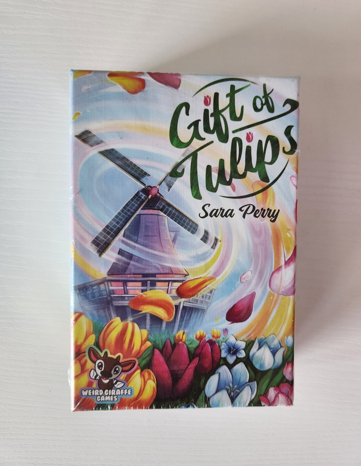Gift of Tulips Board Game Sara Perry Weird Giraffe Games Sealed New