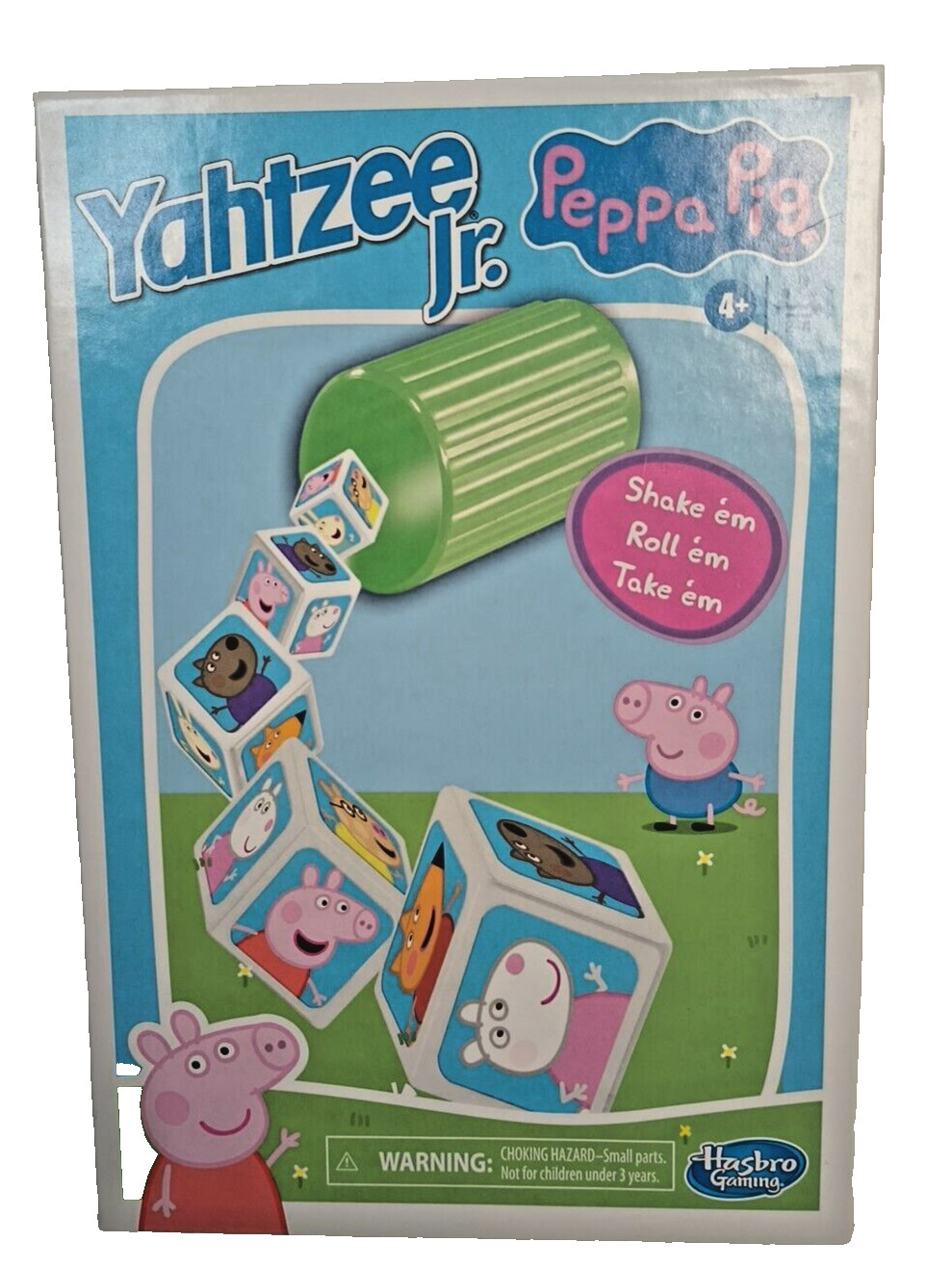 Yahtzee Jr. Peppa Pig Hasbro Ages 4+ ages 2-4 New