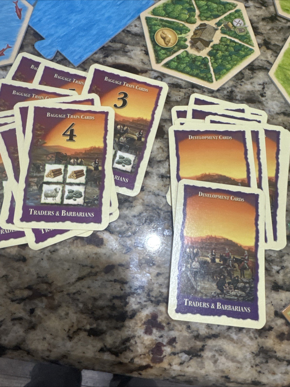 CATAN TRADERS AND BARBARIANS 5-6 PLAYER EXPANSION #3068 MAYFAIR GAMES RARE