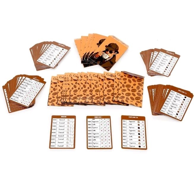Coffee Bluff, Friends and Family game night companion, Card Games for Adults