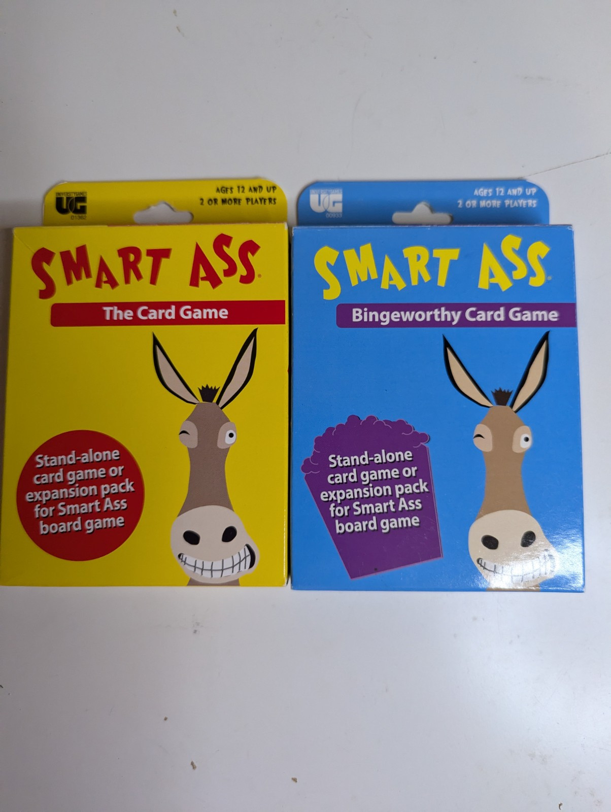2021 & 2022 SMART ASS The card game sets ages 12 and up 2 or more players