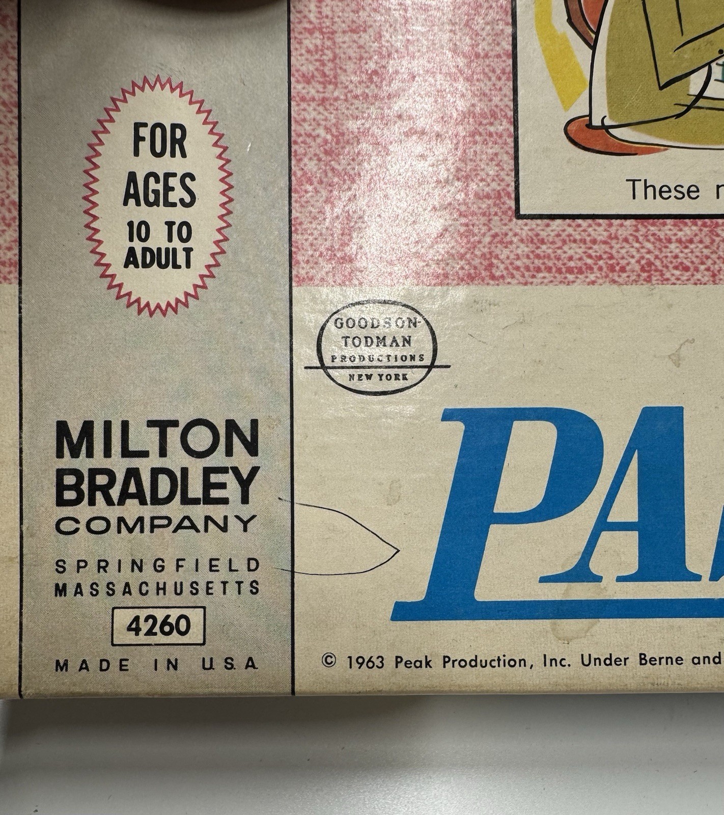 Vintage (1963) Password Milton Bradley Board Game #4260