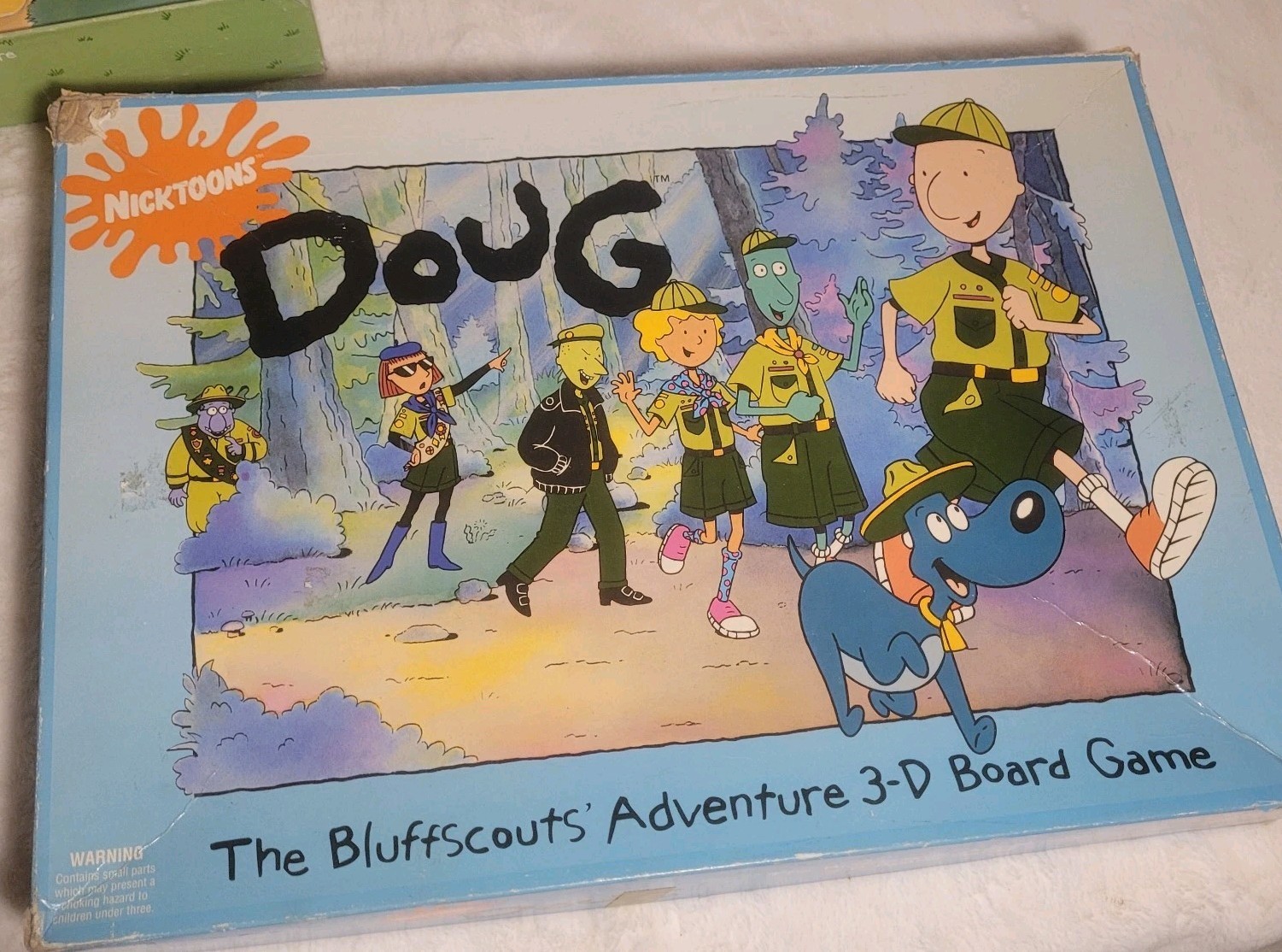 Doug – “The Bluffscouts’ Adventure” 3-D Boardgame by Parker Brothers For Parts