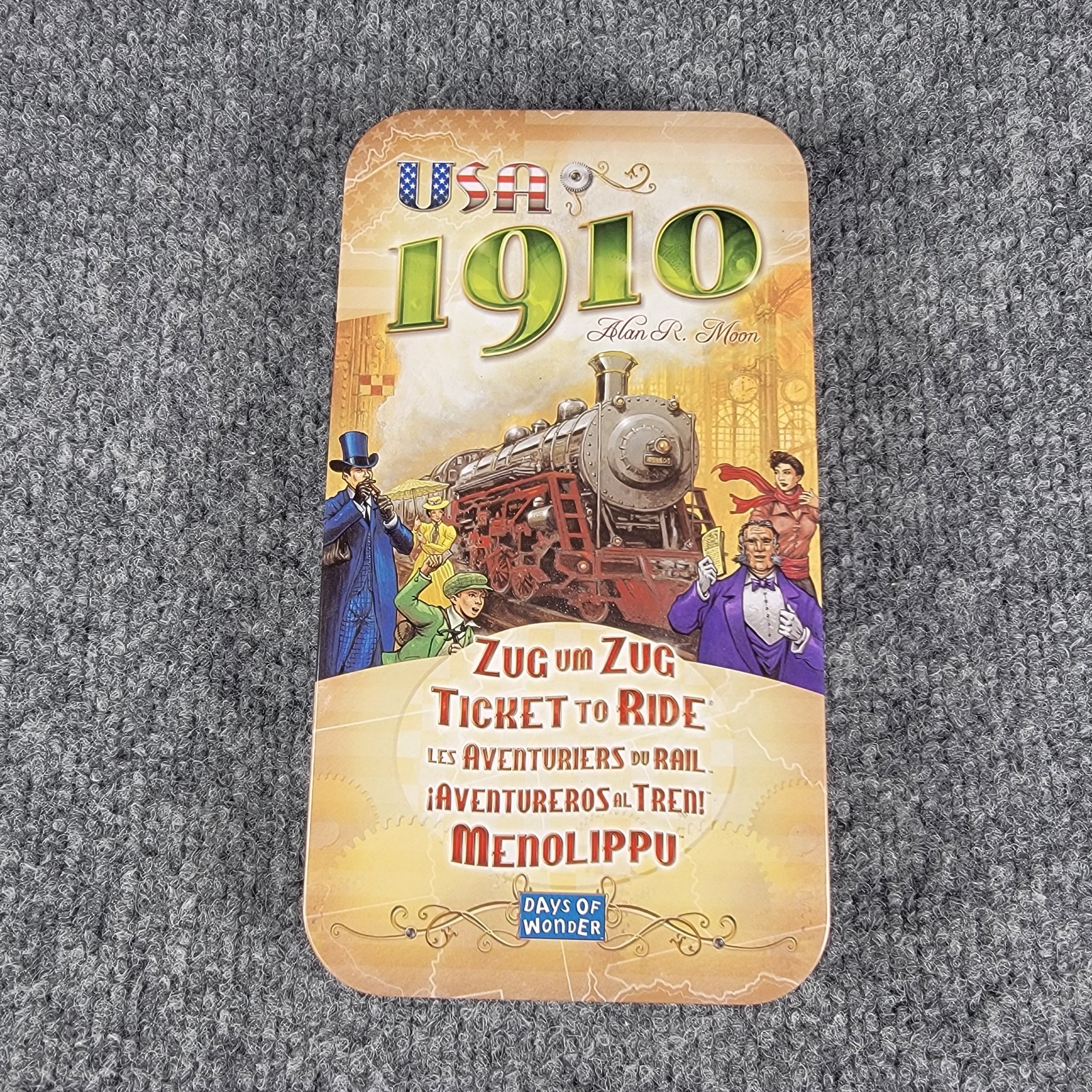 Ticket to Ride: USA 1910 Expansion Pack Collectors Tin 100% Complete Excellent