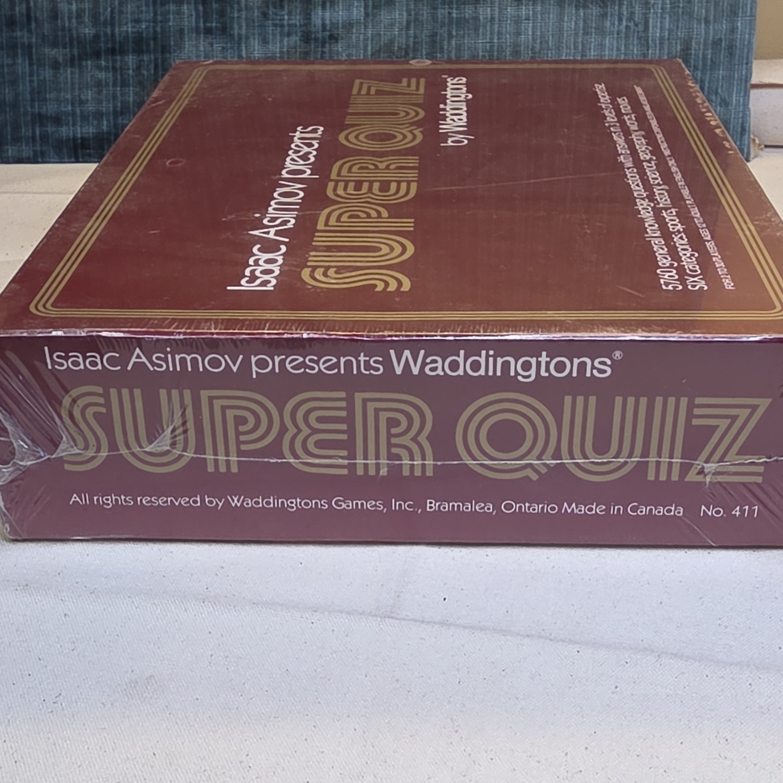 Waddingtons Super Quiz General Knowledge Quiz Game No. 411 Shrink-Wrapped