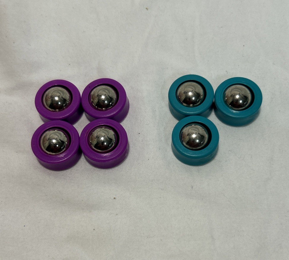 1994 TYCO Rebound Skill Action Board Game Replacement Parts 7 Pucks