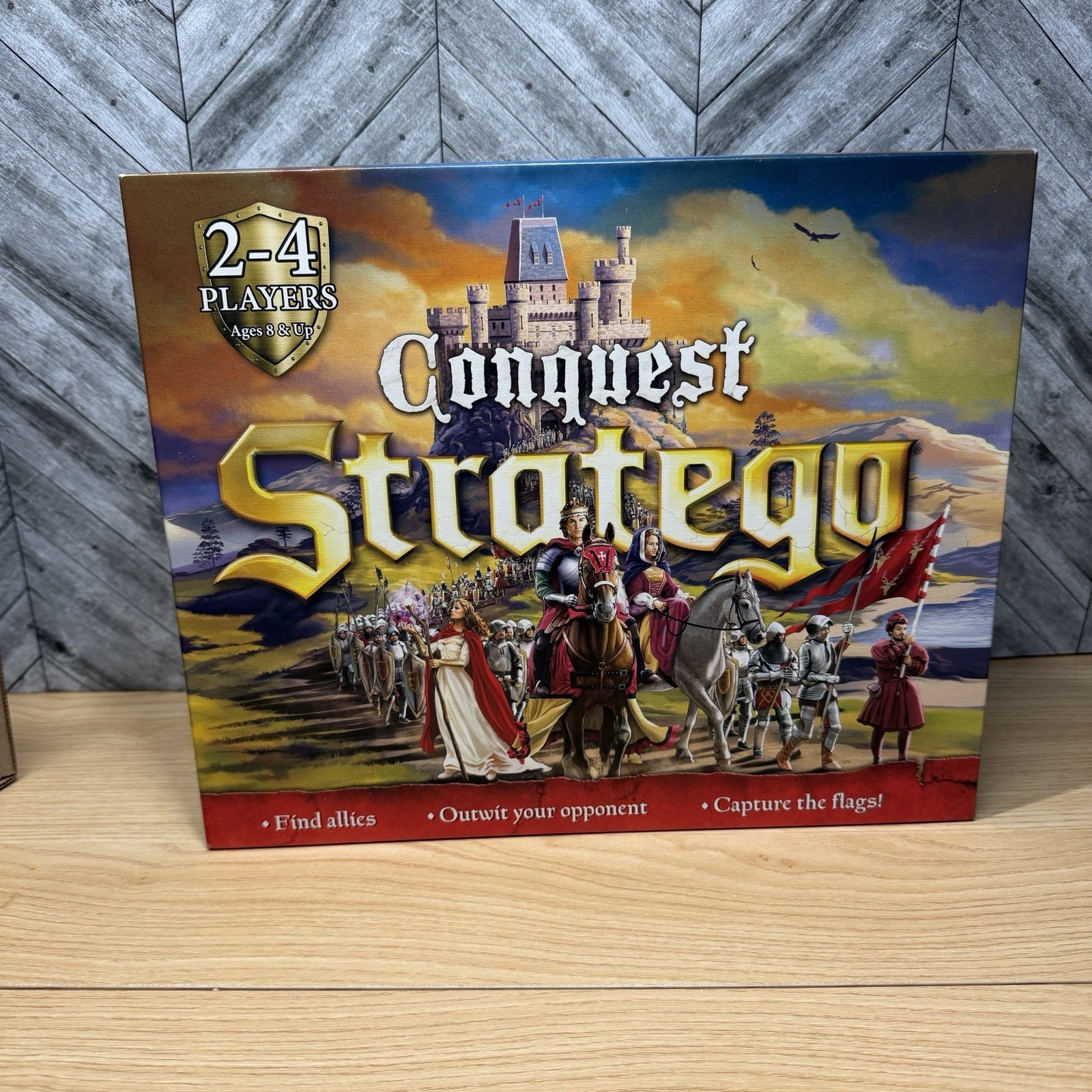 Conquest Stratego Board Game PlayMonster Fantasy Strategy 2-4 Players With Box