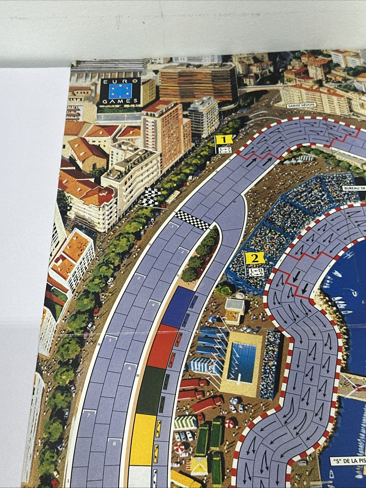 FORMULA DE Map Track Base Game Boards MONACO/ZANDVOORT #1 Nederland Circuits 1/2