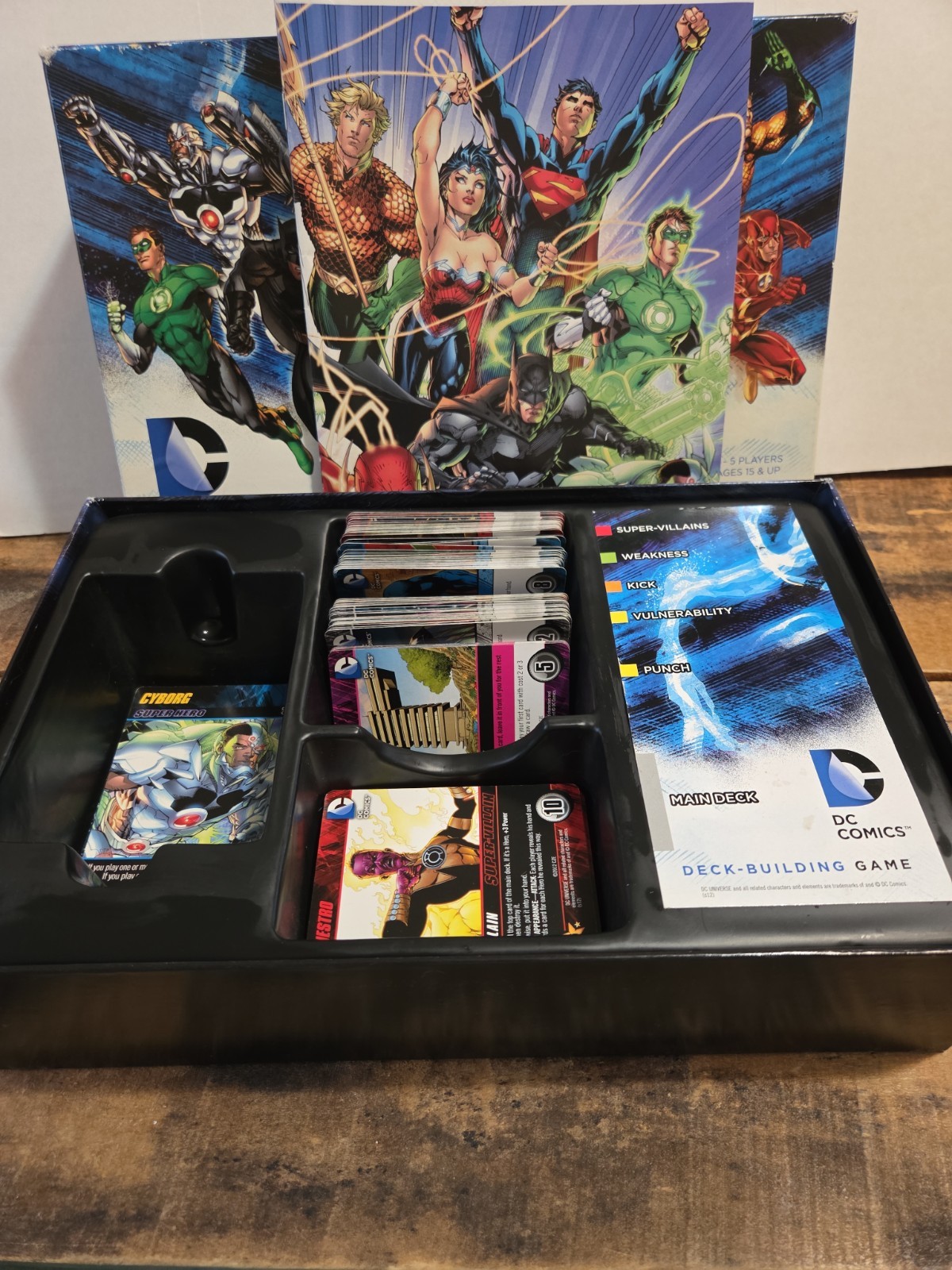 DC Comics Deck-Building Game Core Set – 100% Complete – Pre-owned