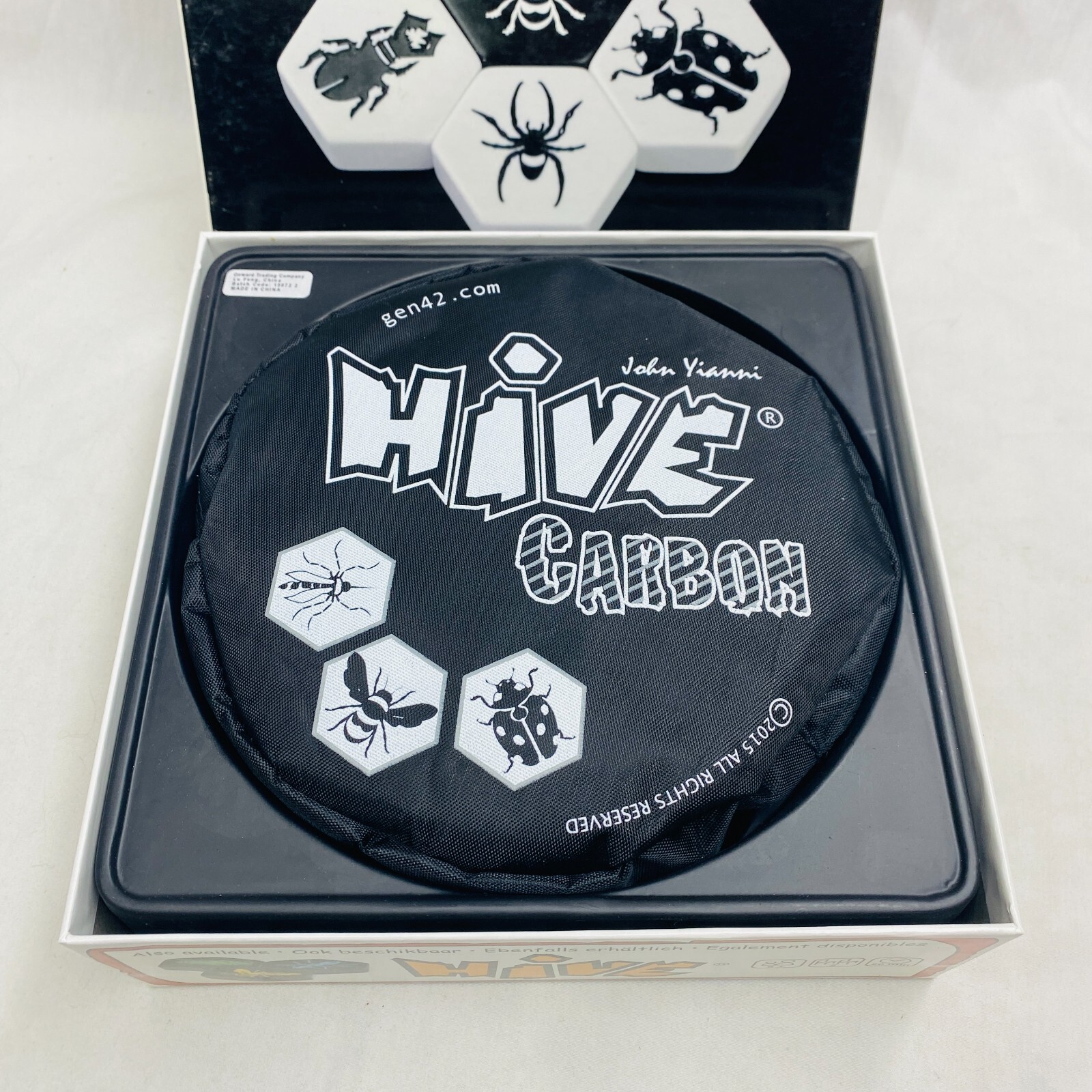 Hive Carbon Board Game Gen 42 2015 VG/EX