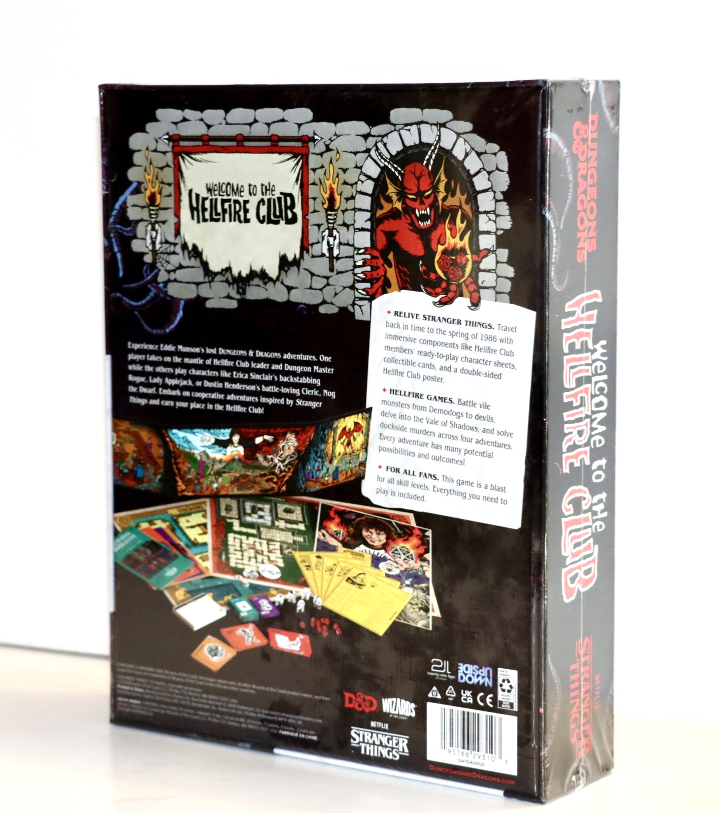 Welcome to the Hellfire Club Game Stranger Things D&D Dungeons & Dragons Sealed