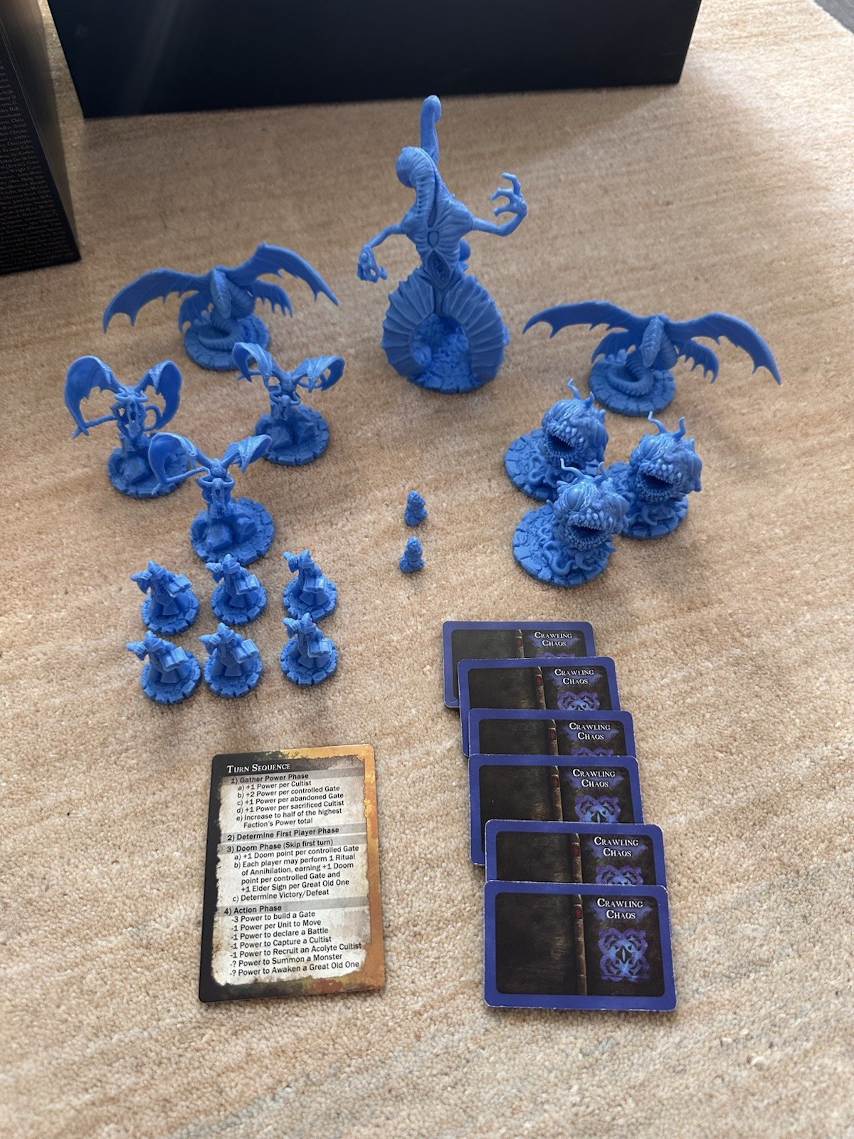 Cthulhu Wars Board Game First Edition Core Set – Complete, Open, Damaged Insert