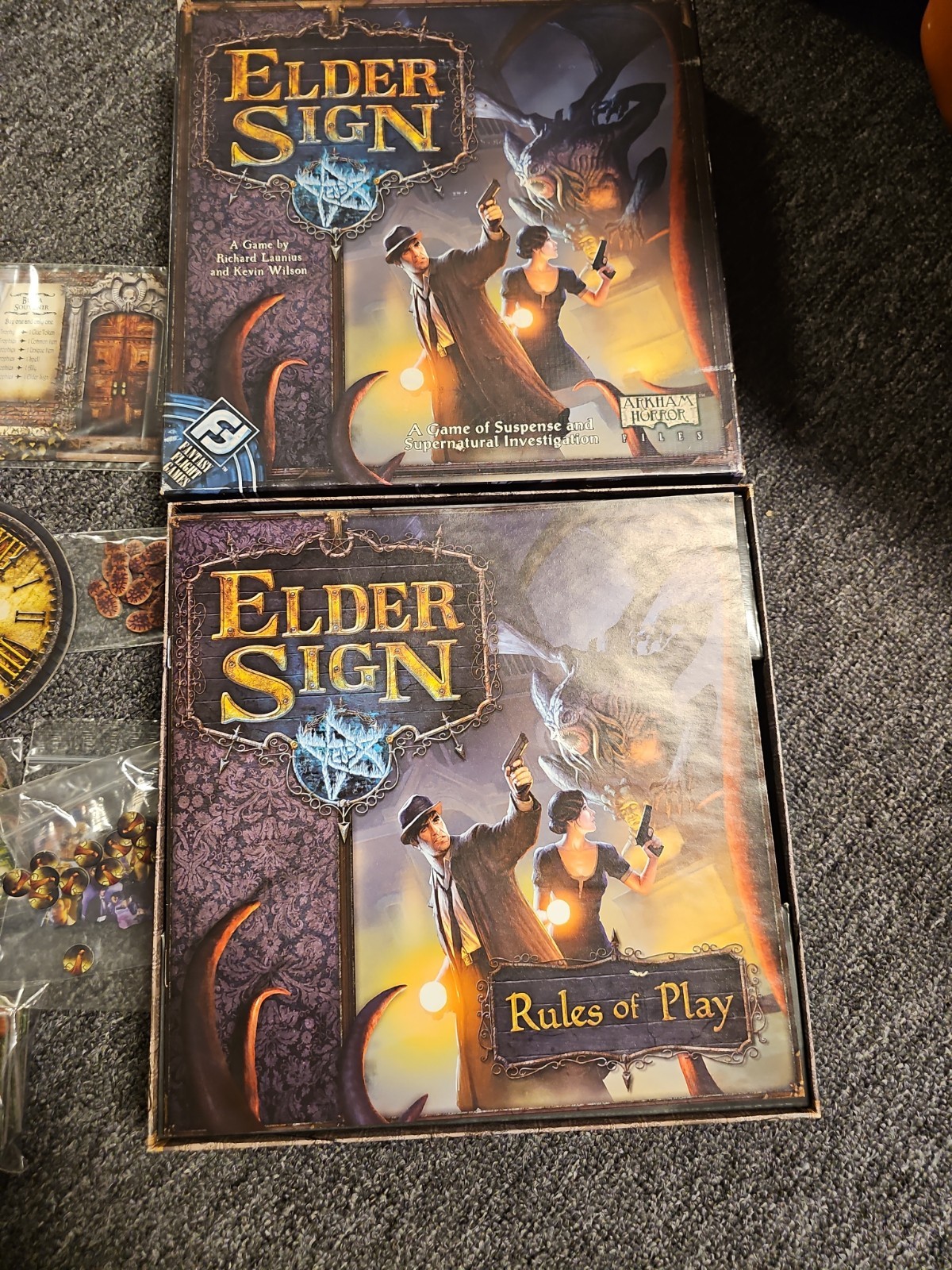 “Elder Sign” Cooperative Horror Dice Board Game Complete 2011