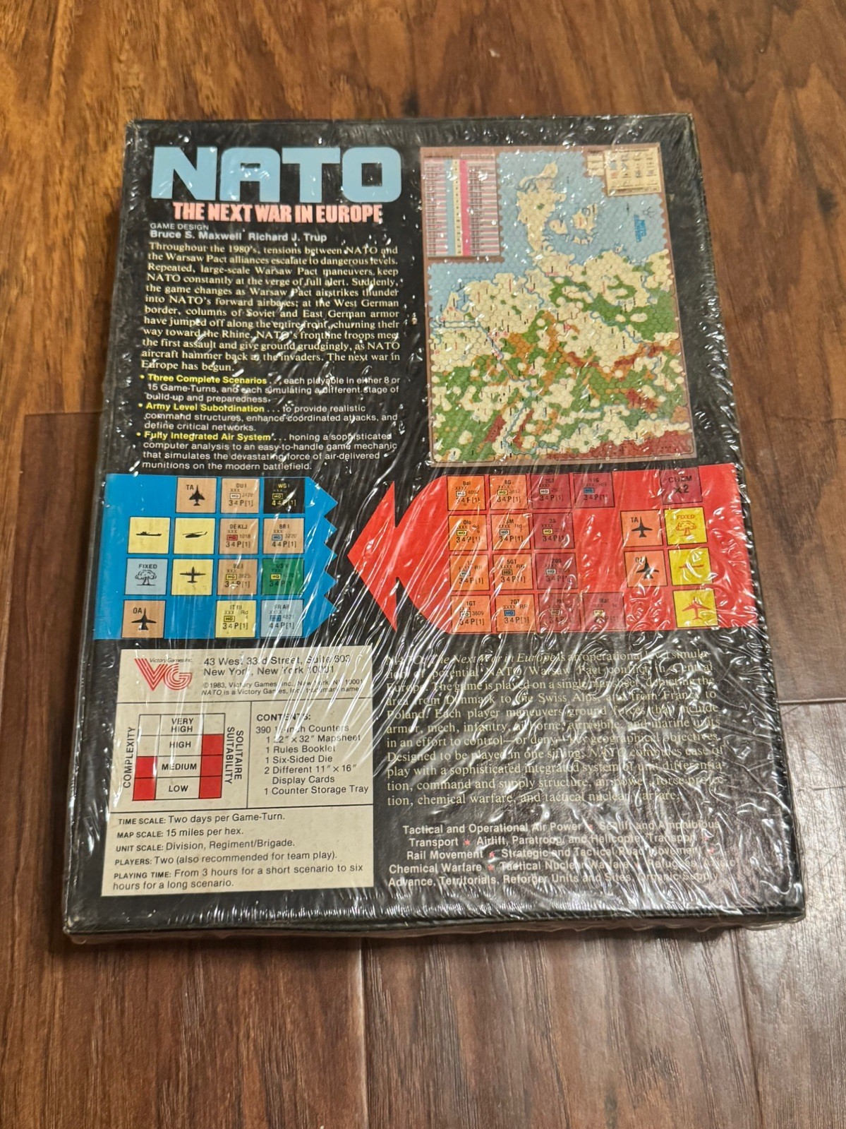 Victory Games NATO: The Next War in Europe Board Game 1983 Unopened