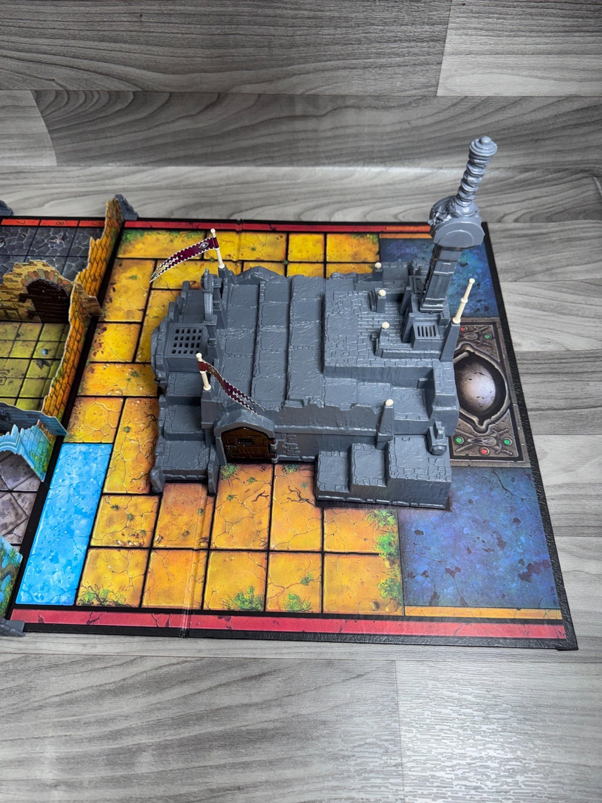 DARK WORLD FANTASY ADVENTURE BOARD GAME 1992 MATTEL INCOMPLETE AS IS