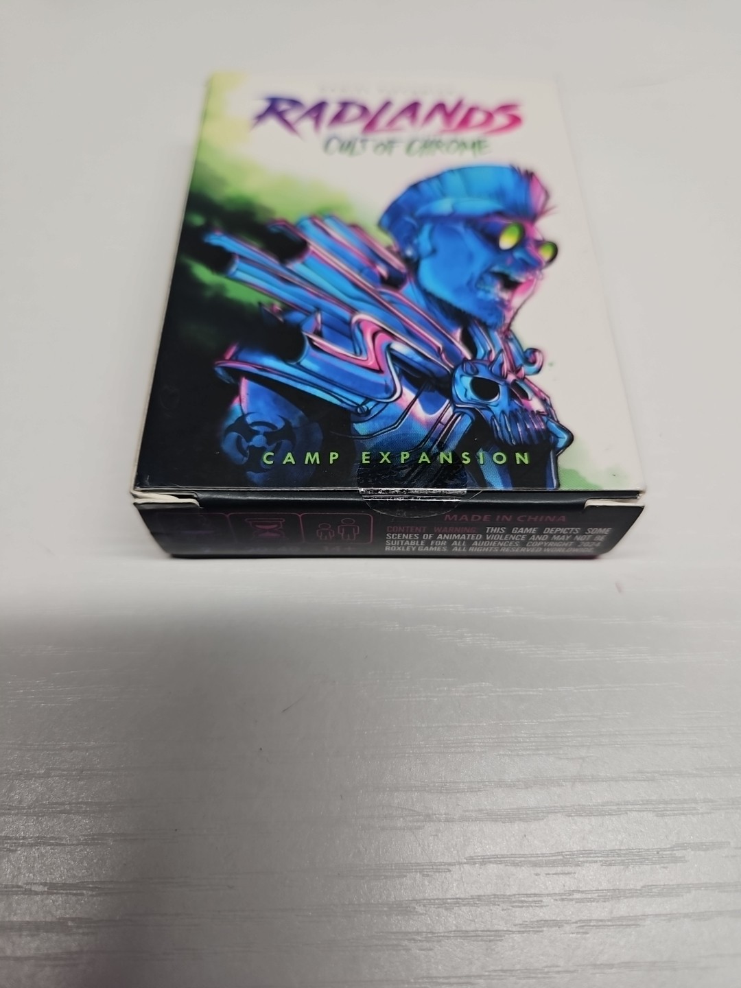 Roxley Boardgame Radlands (Super Deluxe Ed) Box EX/NM Plus Camp Expansion