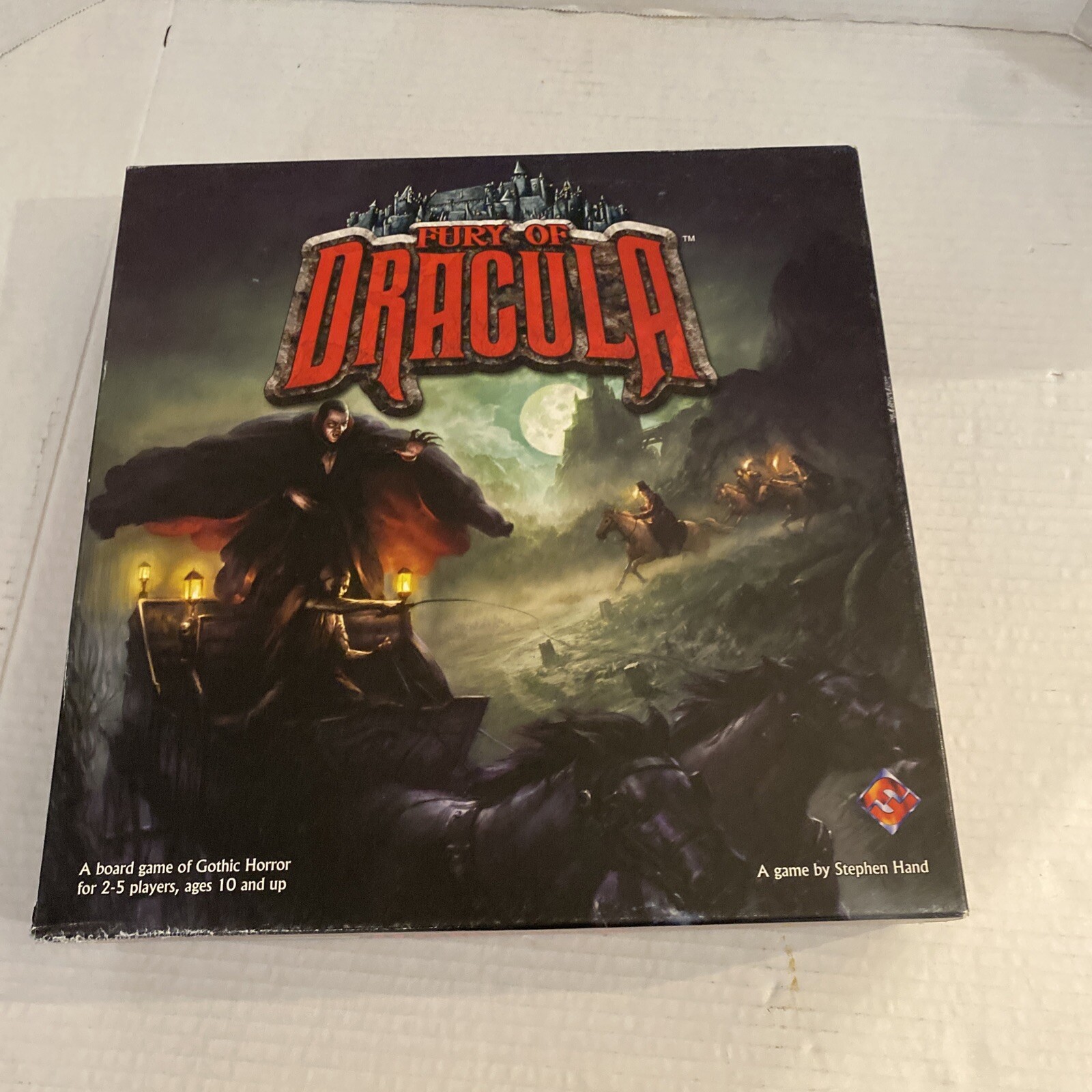 Fury of Dracula Board Game Gothic Horror 2-5 Players Fantasy Flight