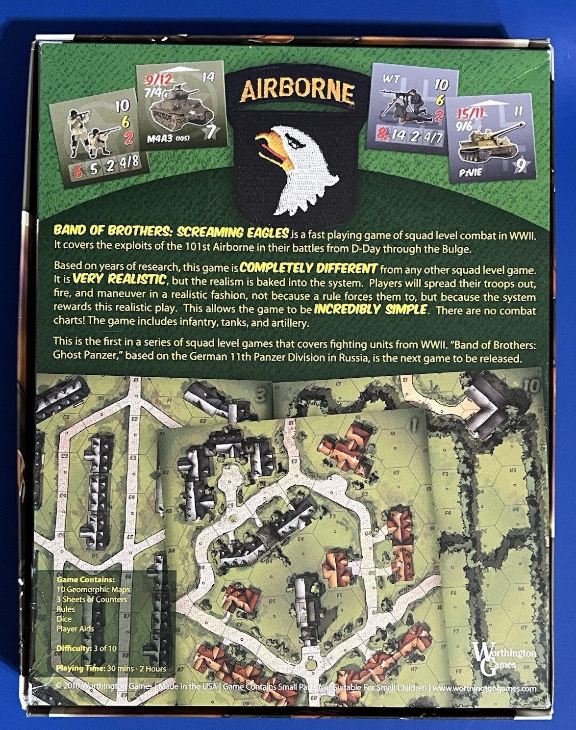 Band Of Brothers Screaming Eagles Version 1.1 Rules & Player Aids. See descrip.