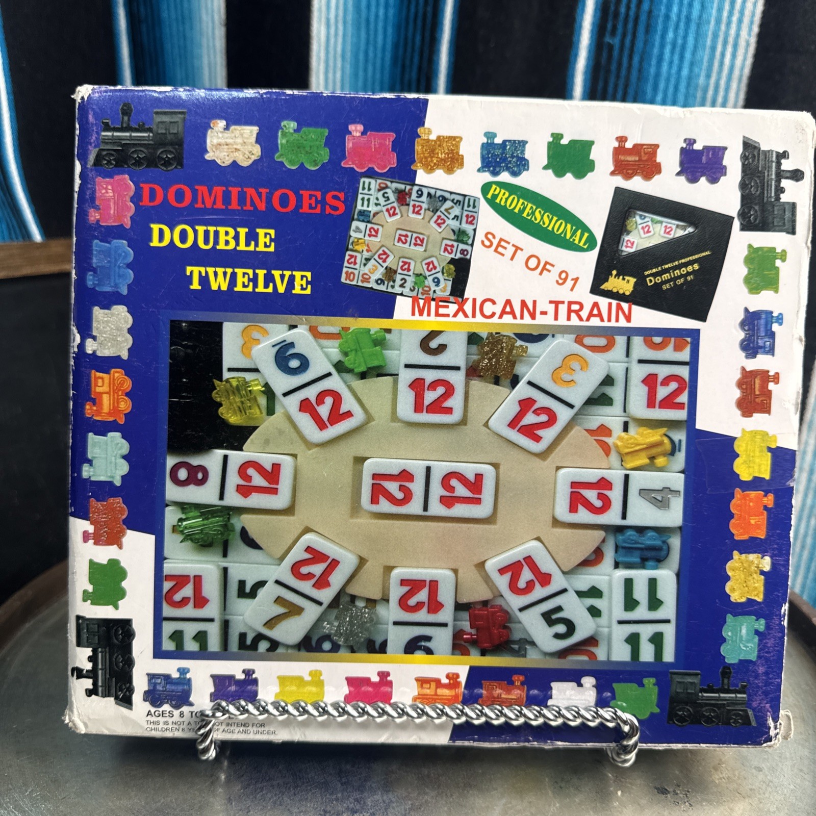 New Mexican Train Double Twelve Dominoes Set of 91-NOS