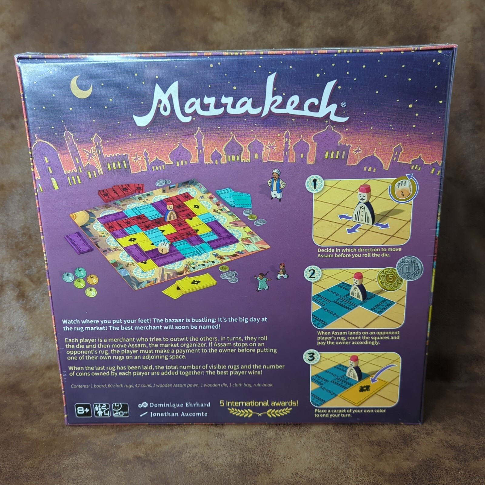 Marrakech Strategy Game for Families and Adults Ages 8+ 2 to 4 Players