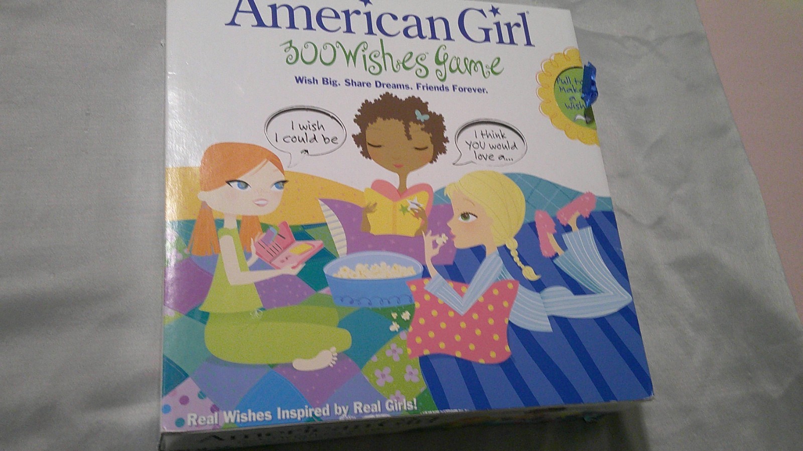 American Girl Doll 300 Wishes Board Game Complete Diary Key Sleepover NEW
