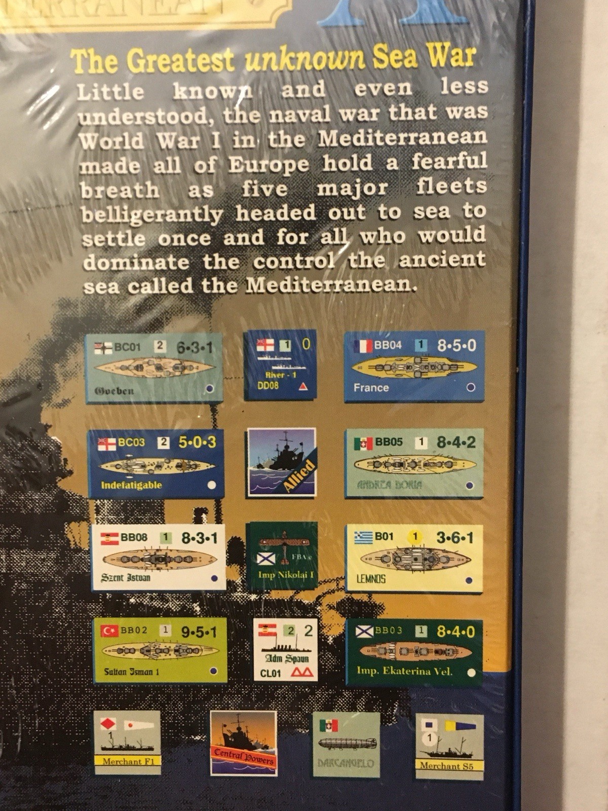 The Great War at Sea # 1: The Mediterranean. Avalanche Press 1996. SW