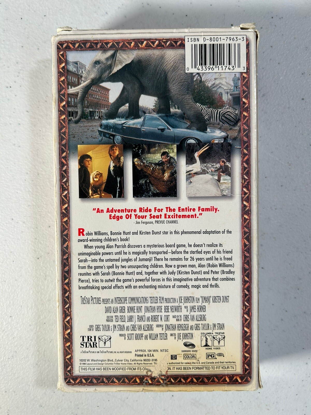 Jumanji Collection – The Game Real Wooden Box Edition, DVD And Original VHS