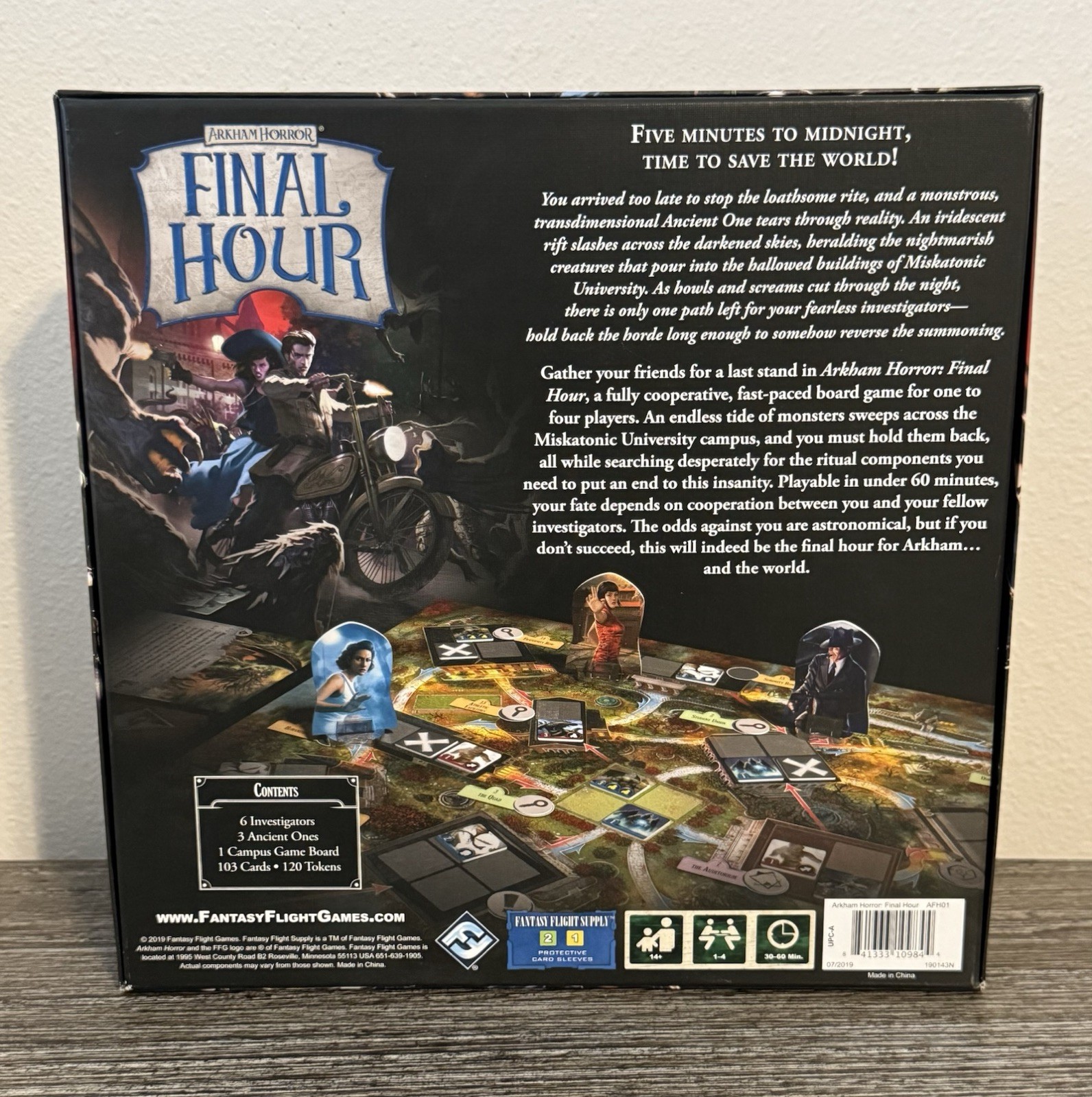 Arkham Horror: Final Hour Board Game Fantasy Flight Games NEW OPEN BOX Unpunched