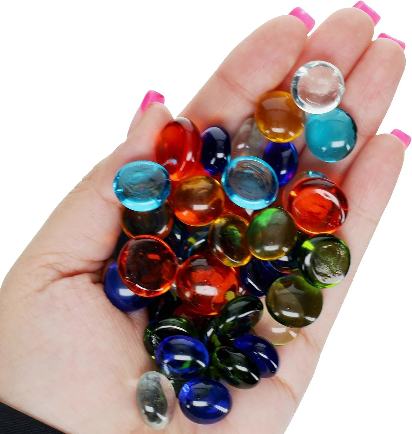 Travel-Ready 48-Pcs Mancala Stones Set – Durable Glass, Perfect Game Accessory