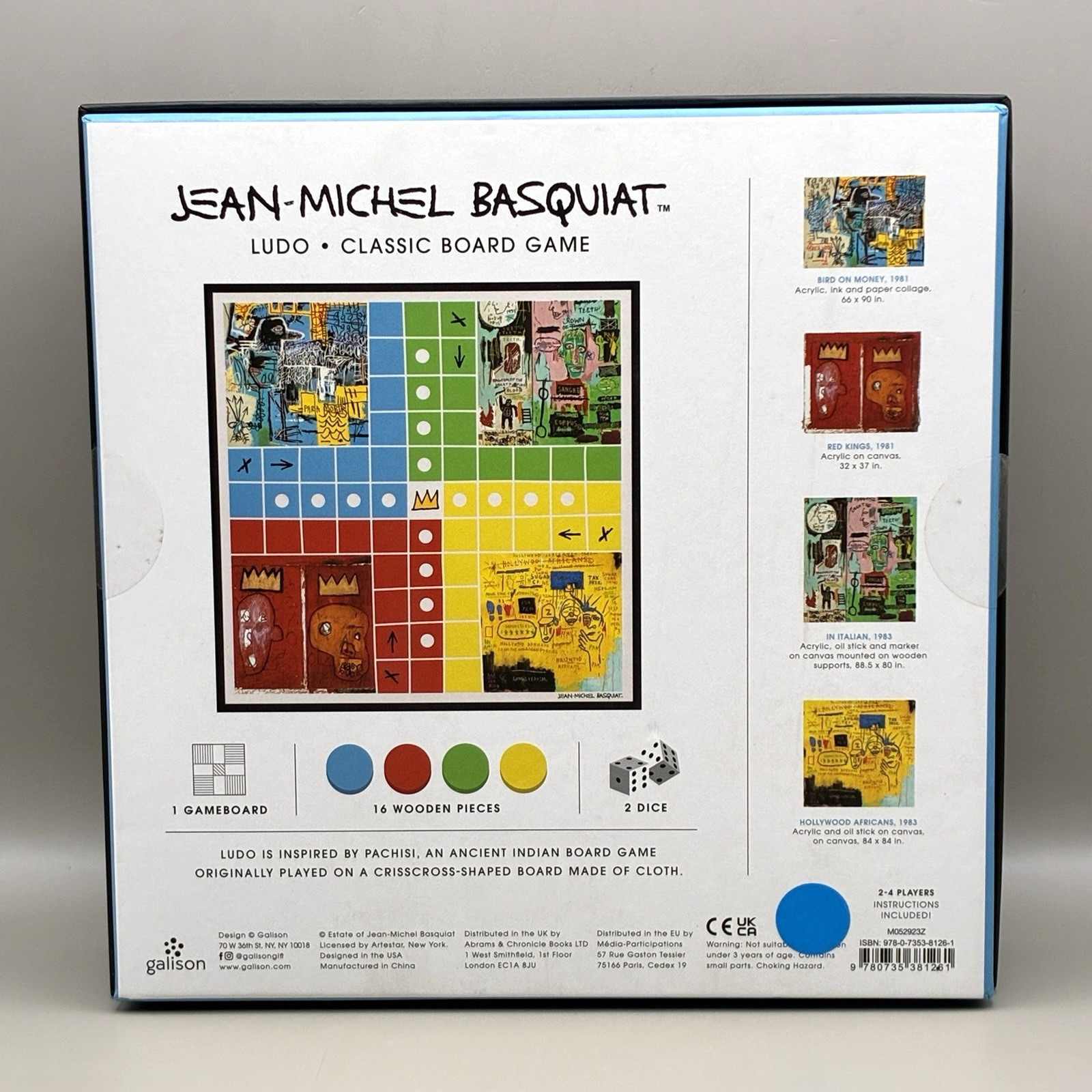 Jean-Michel Basquiat Ludo Classic Board Game 2024 Galison NEW SEALED