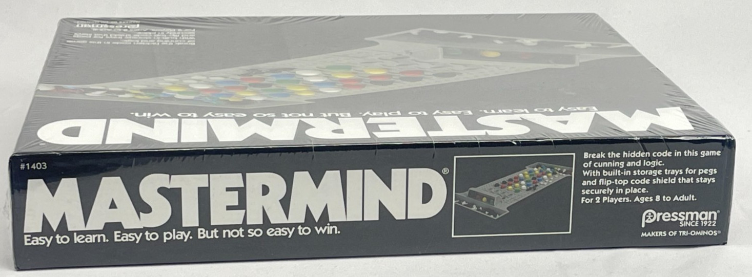 Mastermind Board Game Pressman 1403 New Sealed Strategy Logic Crack The Code