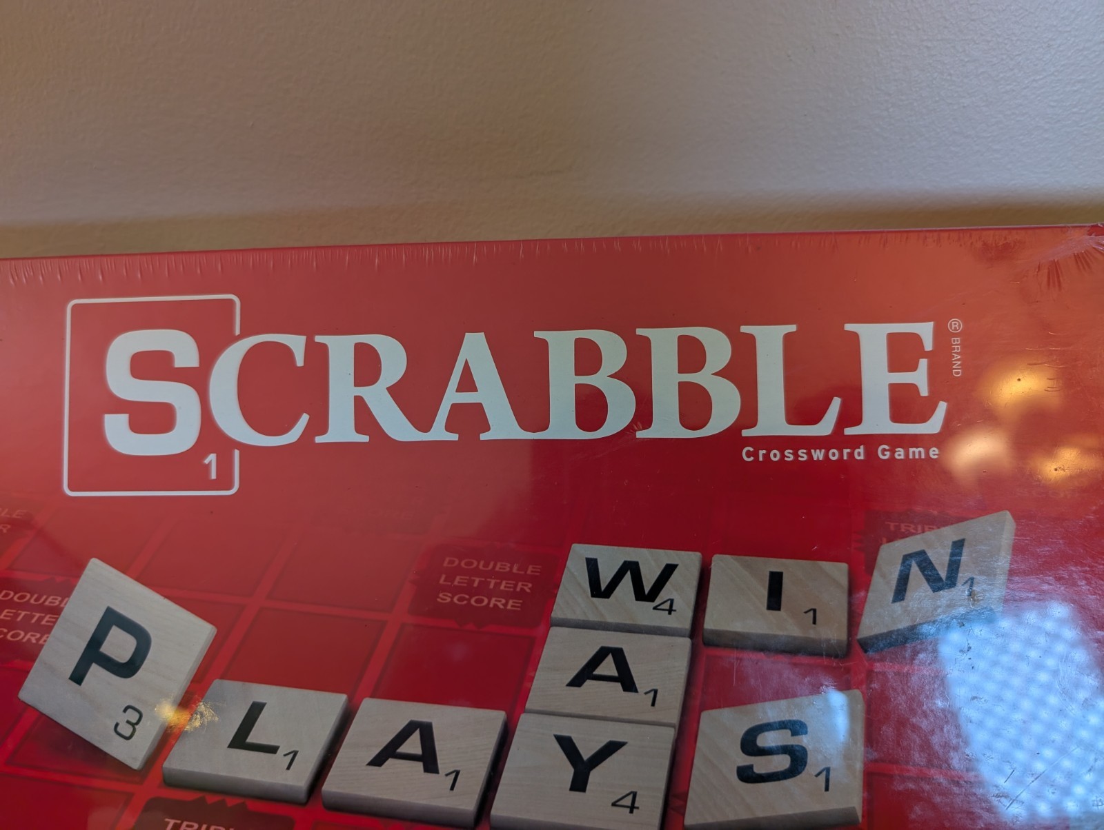 Hasbro Gaming Scrabble Crossword Game Made in USA New Sealed