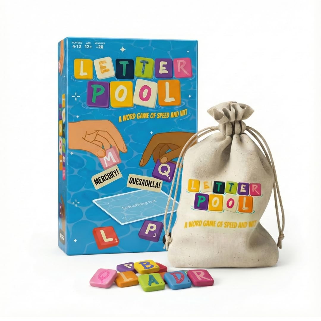 Letterpool Trivia Word and Card Game for Family and Adult Game Night
